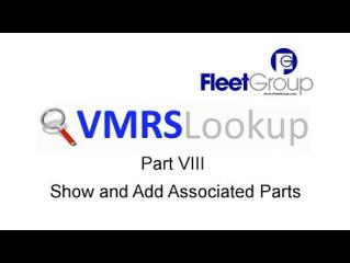 VMRS Lookup Part VIII - Show and Add Associated Parts