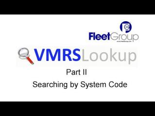 VMRS Lookup Part II - Searching by Code Key 31 System Code