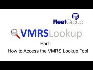 VMRS Lookup Part I - How to access the Tool